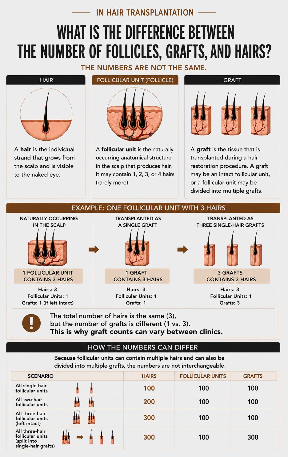 Armani Medical - Grafts vs Follicles